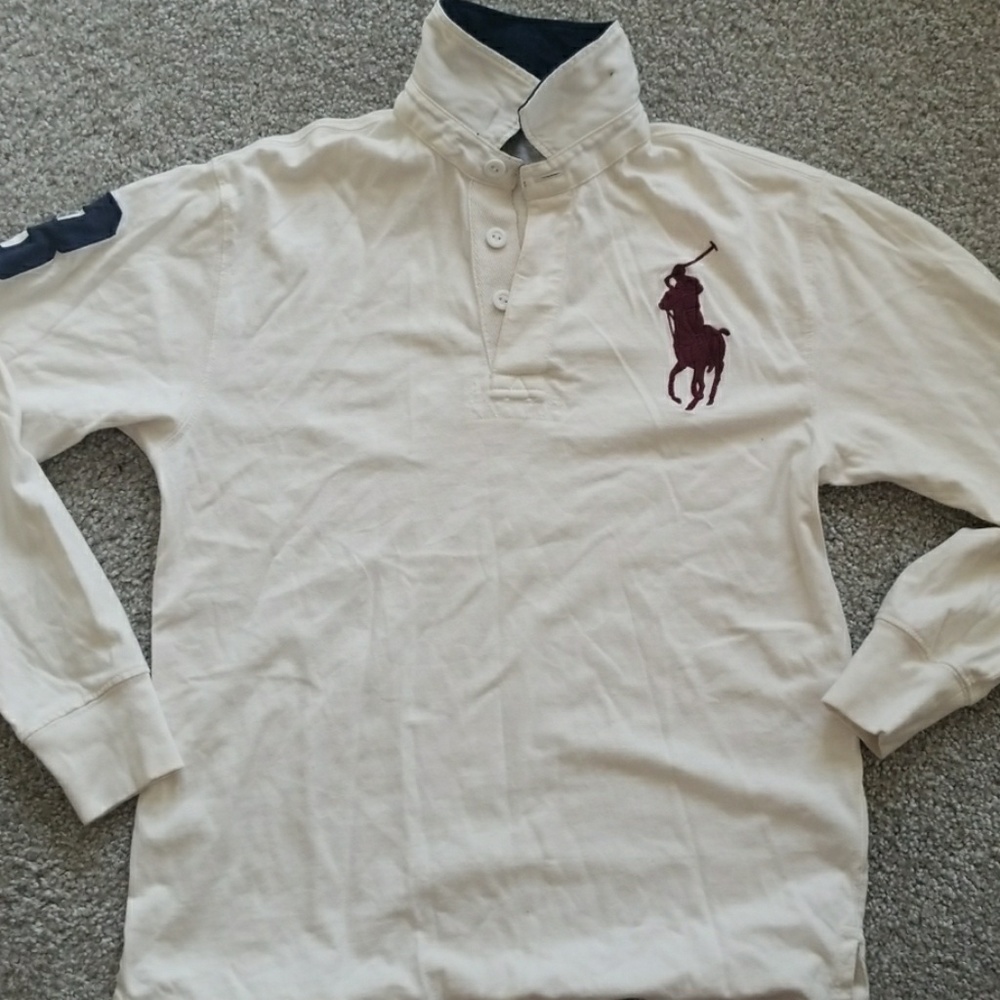 Long sleeve cream shirt